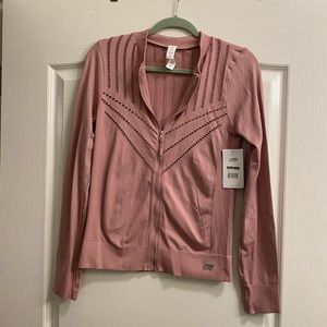 Size M Marika “Dry-Wik” mauve athleisure jacket